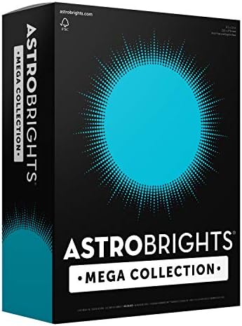 קולקציית מגה של Astrobrights, Collection Cardstock & Astrobrights Mega Collection, Cardstock צבעוני, Collection