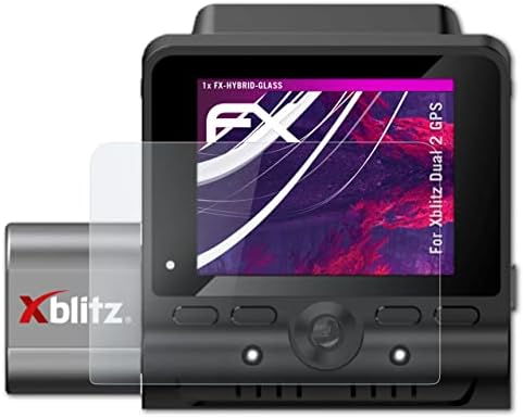סרט מגן מזכוכית פלסטיק אטפולקס התואם ל- Xblitz כפול 2 מגן זכוכית GPS, 9 שעות מגן מסך זכוכית היברידית-זכוכית