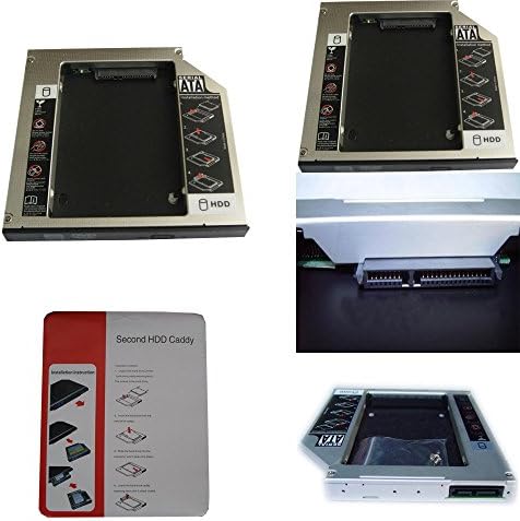 כונן קשיח שני גנרי HDD SSD Caddy עבור Dell Precision M2400 M4400 M4500