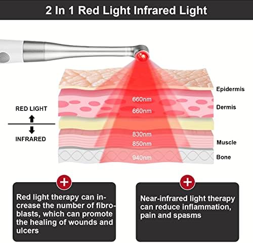 מכשיר לטיפול בכאבים קרים, טיפול באור אדום בכאבים קרים להקלה על כאבי סרטן, אור אדום באורך גל של 660 ננומטר