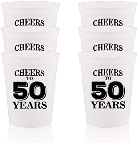 Veracco Cheers עד 50 שנה גביע מסיבת אצטדיון מתנה ליום הולדת חמישים וחמישים ומסיבה נהדרת מעדיפה