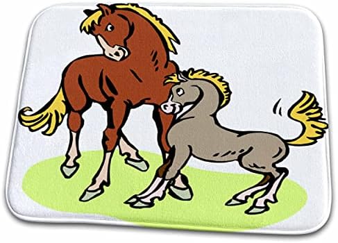 3דרוזדסווייט-סוס סוסים איורים-סוסה סייח לשחק-צלחת ייבוש מחצלות
