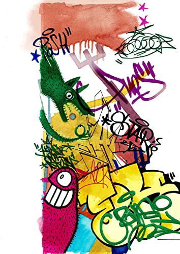 פאבר-קסטל גולדפאבר צבעי מים כפול אמנות סמני: גרפיטי-6 צבעים, מים צבע סמני עטים