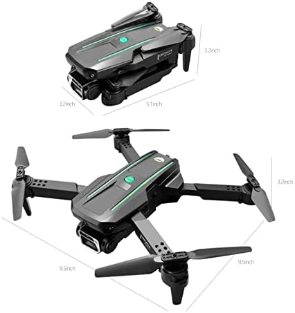 Drone Moresec עם מצלמות כפולות 1080p HD, מצלמת Drone FPV מתקפלת שלט רחוק מתקפלים מתנות למתנות לבנות לבנים עם