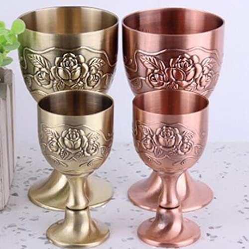 זהב גביע גביע כוס אירופאי נחושת בירה דם על מזבח יין מסיבת-יין גביע נחושת גביע ביתי אירופאי סגנון סגסוגת
