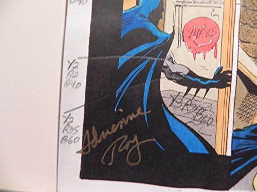 עטלף צל באטמן וינטג 'חלק 10 מדריך צבעים חתום אדריאן רוי עם עמ' 6