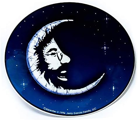 Grateful Dead Jerry Garcia Moon - מדבקה / מדבקות פגוש קטנות