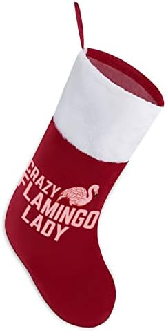 ליידי פלמינגו מטורפת גרב חג המולד גרבי חג המולד פאוץ