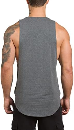 גופיות שרירים של Zuevi לגברים חותכים צדדים פתוחים פיתוח גוף אימון חדר כושר אימון חולצות טריקו
