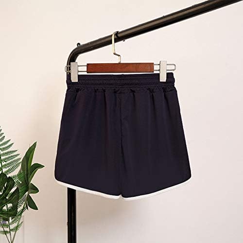 מכנסיים אתלטים במותניים גבוהות לנשים מכנסיים המגישים מכנסיים קצרים בגודל אלסטי, רשת שרוול קצר לנשים