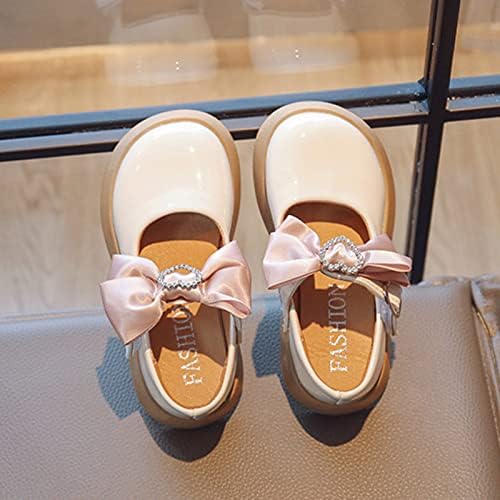אופנה ארבע עונות ילדים נעליים מזדמנות לבנות שטוחות סוליות סוליות סוליות עגולה עגולה בצבע אחיד פעוט נעליים שטוחות