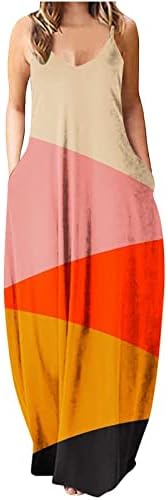 בתוספת גודל שמלה לנשים סקסי קיץ שמש שמלות ארוך ספגטי רצועת שרוולים פרחוני מזדמן ארוך מקסי שמלה