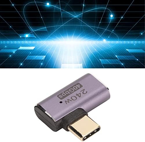 Shanrya USB4.0 מתאם C מסוג C, סוג מעודן מסוג C כדי להקליד C מתאם 40GBPS HD 8K טעינה מהירה עבור מחשב נייד