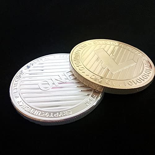 1 PCS מטבע זיכרון מטבע מכסף מצופה זהב ליטקואין ליטקוין קריפטו-מטופל וירטואלי 2021 מטבע אוסף מהדורה