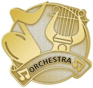 פרסי קראון דיסטרוק תזמורת זהב סיכה מוסיקה - סיכות דש מוסיקה