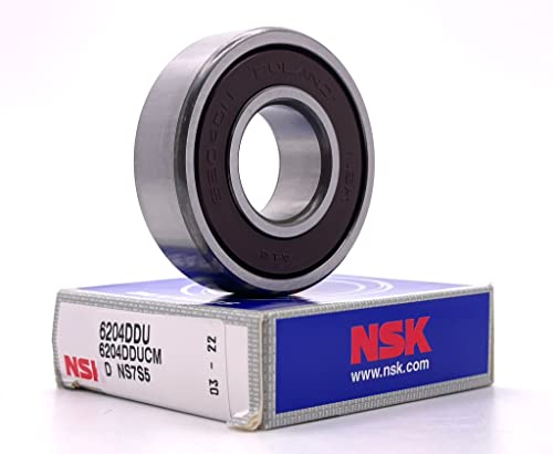 NSK 6204 DDU 6204 -2RS מיסב כדור 20x47x14 ממ עמוק בכדור חריץ מיסב 6204 DDUCM