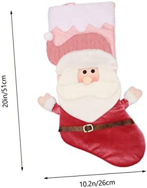 Sewacc 1 pc גרבי חג המולד Chrismas Socks Santa קישוט גרביים סנטה לילדים עיצוב איילים תלייה תיקים תלויים גרב עיצוב