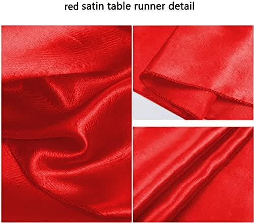 רץ שולחן אדום של B-Cool Runner 5 חבילה 12x108 אינץ