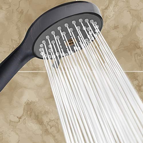 Yoo.mee ראש מקלחת כף יד בלחץ גבוה עם ריסוס מקלחת חזק על צינור אספקת מים בלחץ נמוך, רב פונקציות,