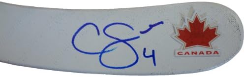 CAM Fowler חתימה על צוות קנדה קנדה לוגו להב להב/הוכחה, תמונה של חתימת פקה עבורנו, אולימפיאדה, PSA/DNA מאומתת