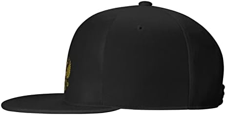 כובע Snapback רוסית-פידראטיו-חותם כובע היפ הופ היפ הופ קלאסי משובץ מכסה בייסבול שטוח שחור