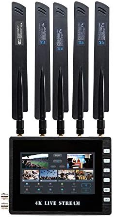 Haiweyetech G Pro-5G מקודד 5G נייד עבור 4K Multi-Camera Streaming Streaming Streaming Advent Mixer Switcher
