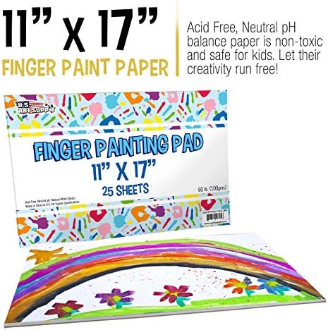 אספקת אמנות אמריקאית 8 צבע נקודות מטורפות סמני - סמן צבע לא רעיל רחיץ צרור עם כרית נייר ציור