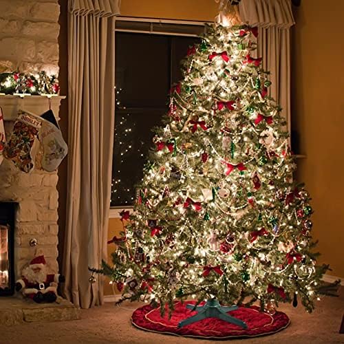 עמדת עץ חג המולד של Wowspeed, עמדת עץ מסתובבת 360 מעלות, מעמד פטיפון יציב כבד, מעמד עץ חג המולד מסתובב מתכוונן