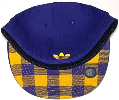 לוס אנג ' לס לייקרס אדידס פלקס מתאים כובע גודל קטן / בינוני צוות צבעים אותנטי &מגבר; חדש 6 7/8