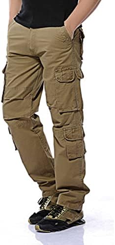 מכנסי מטען Ozmmyan לגברים סוודים מזדמנים חיצוניים עם מכנסיים ארוכים מכנסיים ארוכים מכנסיים ארוכים