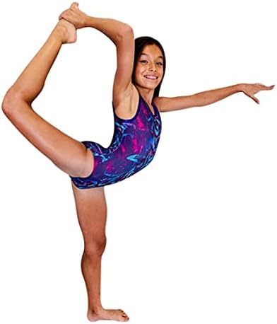 לילפוקס התעמלות בגדי גוף עבור בנות-הדפסי-ילדים ריקוד, מתגלגל, אקרובטיקה, התעמלות ציוד