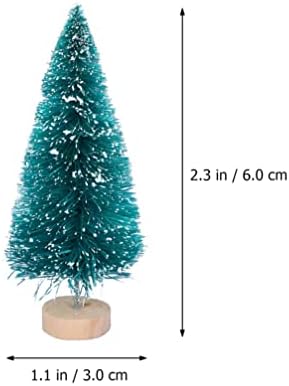 Nuobesty 5 pcs מיני עצי חג המולד דקורטיביים עצי אורן דקורטיביים עצים מלאכותיים מלאכות DIY מיני עץ אורן