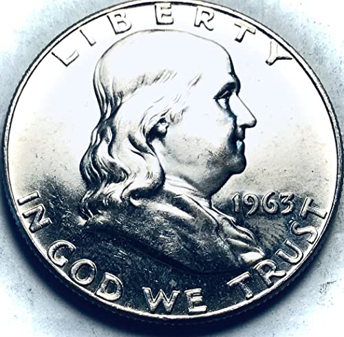 1963 D Franklin Silver Half Dollar מוכר Mint State
