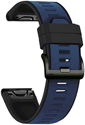 AXTI 22 26 ממ רצועת ספורט סיליקון רכה עבור Fenix ​​6 6x Pro Watchband שחרור מהיר של Garmin Fenix ​​5 5x Plus