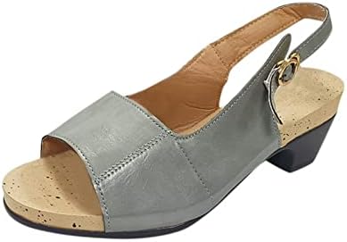 נעלי טריז של Aayomet לנשים סנדלים, סנדלי עקב סנדל וינטג