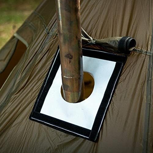 אוהל מגן כיסוי עץ אש תנור עשן ארובה עקשן תנור אס7אי6 אנטי רותח צינור צינור אש טבעת כביש