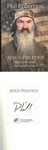 פיל רוברטסון חתם על ספר כריכה קשה של ישו פוליטיקה לשנת 2020-מגזיני טלוויזיה