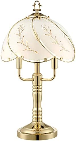 רג'נסי היל פרח כותרת מסורתית גלאם מסורתי מנורות שולחן מבטא יוקרה 19 1/2 אינץ