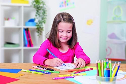 Pelikan 810401 לימוד ילדים קומבינו לכתוב עיפרון, עטים סיבים ורודים Fasermaler Combino