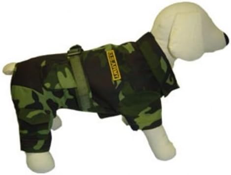 תחפושת חליפת צבא לכלבים עמידים עמידים לאותנטיים סיווג ירוק