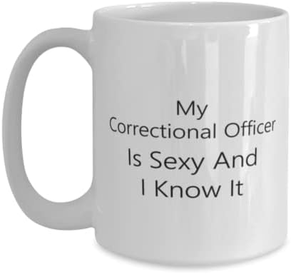 כליאה קצין ספל, שלי כליאה קצין הוא סקסי ואני יודע זה, חידוש ייחודי מתנת רעיונות עבור כליאה קצין, קפה ספל