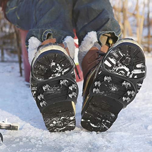 אחיזות שלג אחיזות נעלי חורף מגפי רצועת מתכת רצועות מתכת חתיכות אוניברסלי TM3