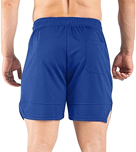 Zddo Mens Running מכנסיים קצרים, מכנסי אימון לגברים, מכנסיים קצרים של 2 ב -1 עם כיסי רוכסן, מכנסי