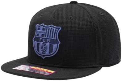מאוורר דיו ברצלונה-מועדון דיו שטוח שיא סנאפבק כובע שחור