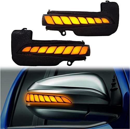 Itrims רכב אחורי מבט אחורי מראה פונה אור אור LED LED דינמי רצף צדדי מראה ערכת הרכבה אור לאות לטויוטה