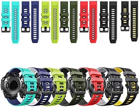 DAIKMZ 22 26 ממ רצועת שעון QuickFit עבור Garmin Fenix ​​7 7x 6x Pro 5x 5 Plus 3 3HR Forerunner