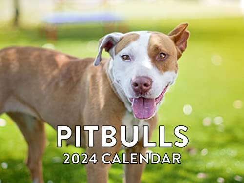 לוח השנה של Pitbull 2024 מתנות PITBULL של לוח השנה לנשים ילדים ואוהבי כלבים