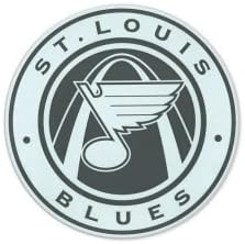 Wincraft NHL St. Louis Blues 90203010 מדבקות צבע מושלמות, 8 x 8, שחור