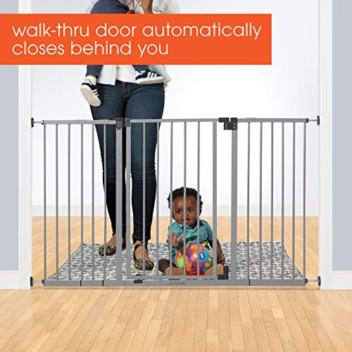 קיץ תינוק מאובטח שטח רחב במיוחד בטיחות שער, 28.5-52 אינץ רחב, עבור פתחים & מגבר; מדרגות, אוטומטי-סגור & מגבר;