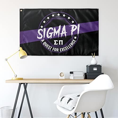 Sigma Pi Honor Flag v2 - 3 רגל x 5 רגל
